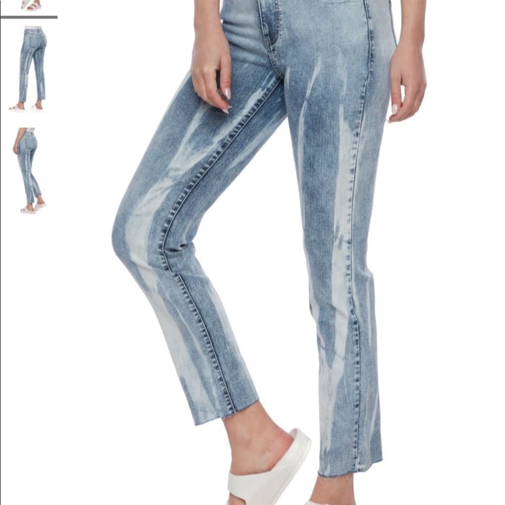 Wash Lab Vera Straight Ankle Jeans 10